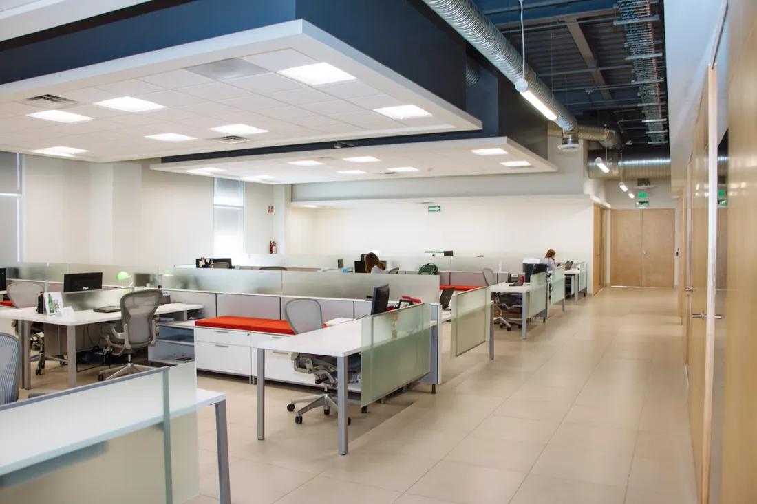 Professional collaboration in a modern office setting